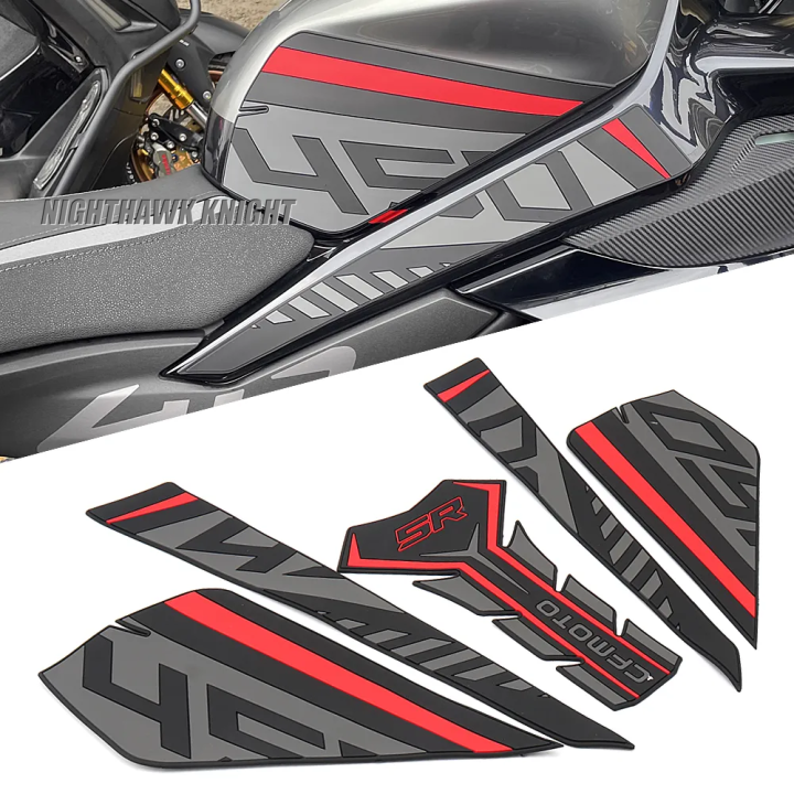 Motorcycle New Nonslip Side Fuel Tank Pads Stickers Waterproof Pad