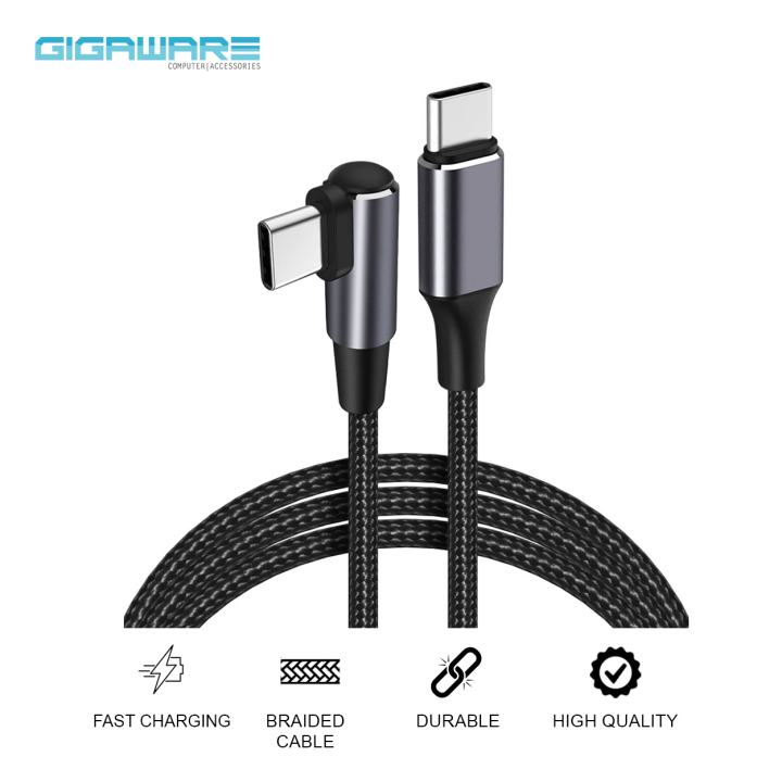 Gigaware 100w Type C Cable Fast Charging Cable 60W Type C to Type C