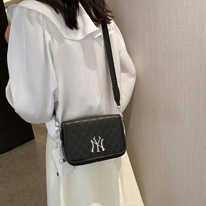 mlb-official-ny-korean-ml-bag-new-trendy-brand-small-square-bag-ny-full-printed-embossed-mb-fashion-casual-all-match-one-shoulder-diagonal-bag
