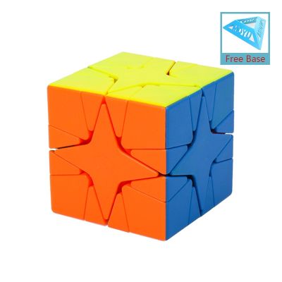 MOYU Meilong Strange shape Magic Cube Four Leaf Clover/Double Skew/Polaris/Maple Leaves Skew Profession Puzzle Education Toys