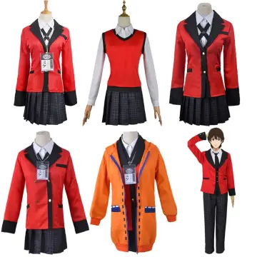 Anime Kakegurui Twin Meari Saotome Cosplay Suzui Ryota Costume Momobami  Kirari Yomotsuki Runa Ikishima Midari Uniforms Suit