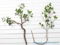 1 PCS Beautiful Artificial Green Leaves Branch Plant Plastic Bush Home Wedding Decoration F419