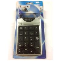 แป้นพิมพ์ตัวเลข Keyboard Numeric T-620 คีย์บอร์ดตัวเลข USB 2.0 ขนาดเล็ก พกพาได้