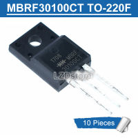 10 ชิ้น mbrf30100ct TO-220F 30100ct TO220F mbrf30100 b30100ct mbrf30100ctg 30A/100 โวลต์ Schottky ไดโอดทรานซิสเตอร์ใหม่เดิม