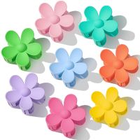 23 New Flower Hair Clips 8PCS Hair Claw Clips Nonslip Large Claw Clips Strong Hold Durable For Women Thick Hair, Big Hair Clips For Wom