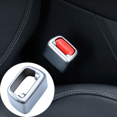 1PCS Car Seat Belt Buckle Anti-Scratch Cover Anti-Collision Lock Clip Protector Car Accessories For Subaru Forester SK 2019-2021