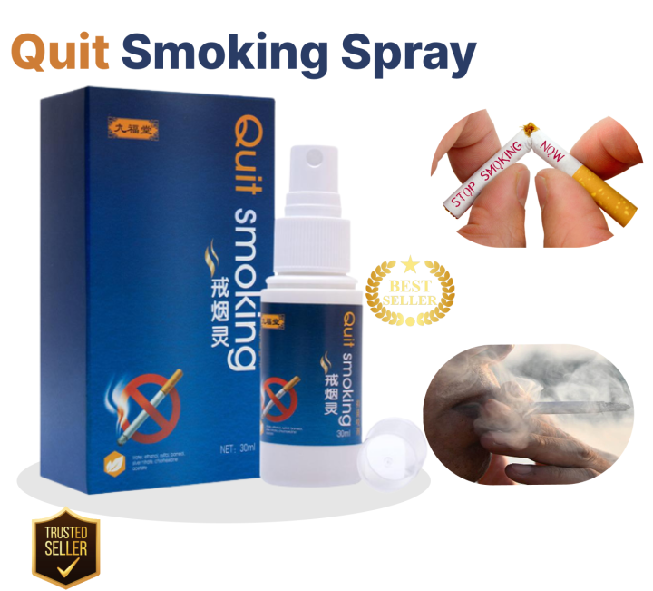 Quit Smoking Oral Spray Natural Quick Anti Smoking AntiAnxiety Healthy