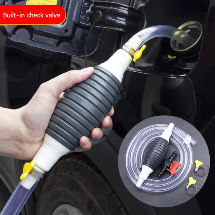 【feitong】Universal Car Portable Manual Fuel Pump Transfer Hand Primer