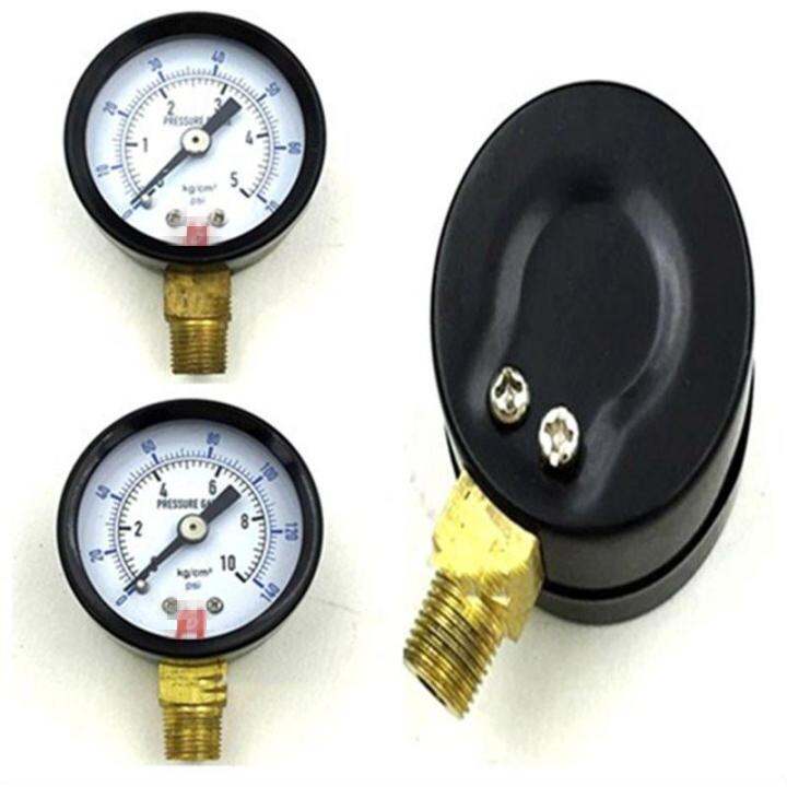 40mm G1/8" 070/140 PSI Air Compressor Pressure Gauge Face Radial Mount