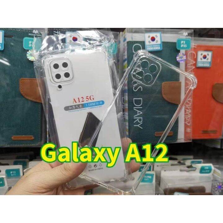 เคสโทรศัพท์ต้านเชื้อแบคทีเรีย-samsung-galaxy-a12-เคสใส-เคสกันกระแทก-เคสโทรศัพท์-samsung-a12-tpu-case-ส่งจากไทย