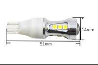 2ชิ้น T15 W16w 921 912หลอดไฟ Led รถ750lm ชิปเซ็ต15 3030smd สำหรับการสำรองข้อมูลหลอดไหสว่างรอบด้าน Xenono ขาว6000K T15 15d 3030l