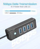 ORICO 4 Ports USB 3.0 HUB 5Gbps High Speed Multi Type C Splitter Ultra-Slim OTG Adapter For PC Computer Accessories Macbook Pro