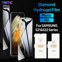 TBTIC ฟิล์มกันรอยแบบเต็มจอ,สำหรับ Samsung Galaxy S22 S21 Plus/ ฟิล์มกันรอยหน้าจอแบบพิเศษไม่ใช่กระจก