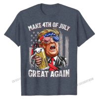 Make 4Th Of July Great Again T Shirt Trump Beer T Shirt Camisa Graphic Mens Shirts Camisa Cotton