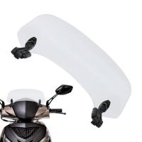 Motorcycle Windshield Wind Deflector Raised Windscreen Extender Universal Windshield for Yamaha Suzuki Piaggio pretty well