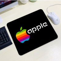 Apple Pattern Mouse Pad Art Table Mats Office Carpet Desk Pad Mouse Mat Black Gaming Mousepads Rubber Mat for Computer Table