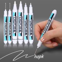 ปากกาสีขาวทนทานทีพกพาอเนกประสงค์ขนาด0.7/1/2 5มม. ปากกาปากกาเน้นข้อความการเขียนเรียบแห้งเร็วอุปกรณ์เครื่องเขียนงาน