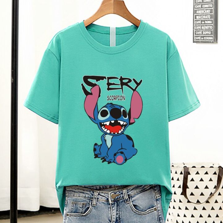 Hello Kitty Summer Cartoon Clothes For Fashion Women Oversize Cotton T Shirt  Girl Y2k Streetwear Korean Style Cute Short Sleeve - T-shirts - AliExpress