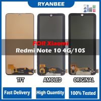 Super AMOLED For Xiaomi Redmi Note 10 4G LCD M2101K7AG Touch Screen Digitizer For Redmi Note 10S Display M2101K7A With Frame