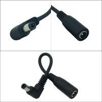 AA 10Cm DC Power Plug  5.5*2.1Mm Male 90 Degree Right Angle To 5.5 X 2.1Mm Female Adapter Extension  Cord For CCTV Camera