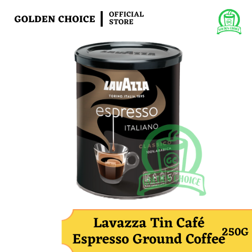 Lavazza Tin Caffé Espresso Ground Coffee 250G Italy Imported Espresso
