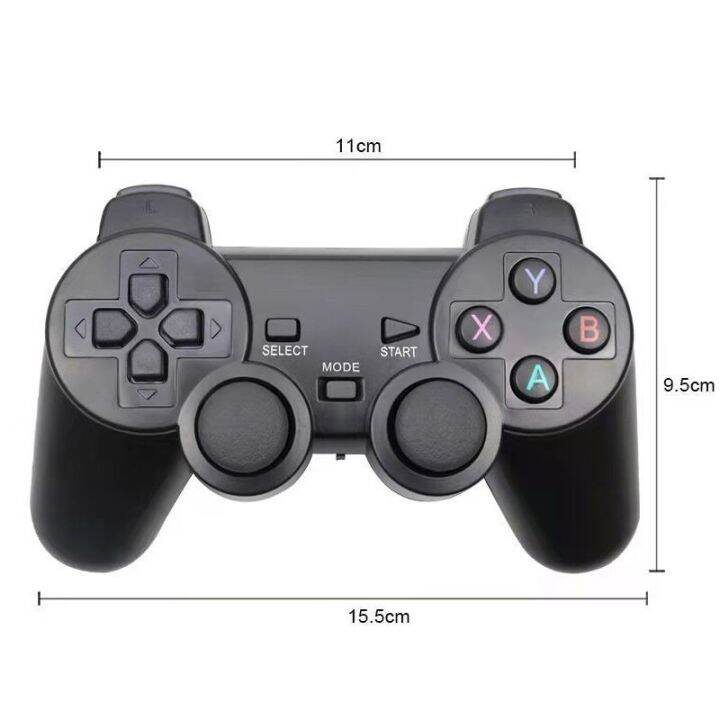 เกมแพดไร้สาย2-4ghz-สำหรับ-ps3-พีซี-กล่องทีวี-จอยสติ๊กควบคุมเกมโทรศัพท์สำหรับ-super-console-x-pro-คอนโทรลเลอร์เกมสีดำ