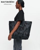 MARIMEKKO PERUSKASSI WX PIENI UNIKKO Bag กระเป๋าผ้า ลายดอกไม้ สีดำ