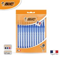 โปรโมชั่นพิเศษ โปรโมชั่น [Official Store] BIC บิ๊ก ปากกา ปากกาลูกลื่น Round Stic ขนาด 0.7 mm. จำนวน 12 ด้าม ราคาประหยัด ปากกา เมจิก ปากกา ไฮ ไล ท์ ปากกาหมึกซึม ปากกา ไวท์ บอร์ด