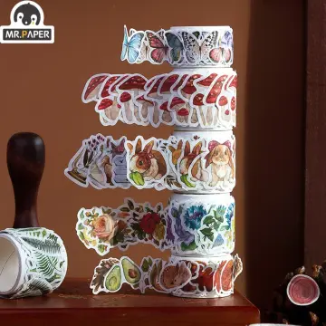 Mr Paper 26 Designs 10pcs/box Cute Cartoon Animals Washi Tapes Scrapbooking  DIY Deco Creative Japanese Kawaii Masking Tapes