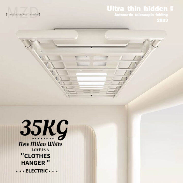 MZD Simple Modern Electric Clothes Drying Rack Remote Control Lifting