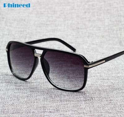 2021 Fashion Square Style Gradient Sunglasses Men Brand Design Cheap Vintage Cool Driving Sun Glasses Oculos De Sol Eyewear