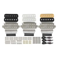 FLEOR Kit Lilitan Pickup Gitar Humbucker, Set Magnet 5 Bar Boin Alnico Pickup Untuk DIY