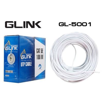 Glink UTP Cable CAT5E สายแลนในออาคารคุณภาพดี แบบกล่อง 100 เมตร