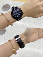 ◄ 22mm 20mm Leather loop Band for Samsung Galaxy Watch 3 4 5 41mm 45mm 40/44mm Strap huawei xiaomi huami gtr Gear Sport Gear S3