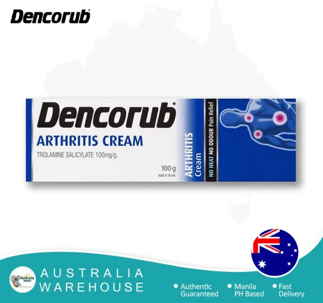 Dencorub Arthritis Cream Trolamine Salicylate 100g Lazada PH