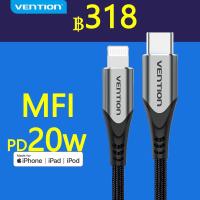 ☽☽❈ Vention สายชาร์จ MFi USB C to Lightning 3A PD ชาร์จเร็ว 480Mbps สำหรับ iPhone12Pro 12Pro max Pro XS Max X 8 TAC