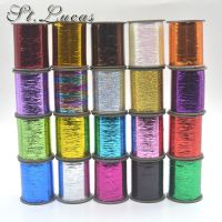 【YF】▲ஐ  28C Flat wire 8000M/Roll DMC Metallic Embroidery Crochet Threads Knitting Yarn Sewing accessories diy