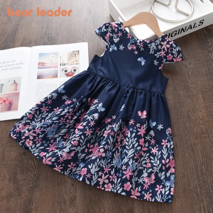 Bear Leader Girls Flowers Dresses New Summer Kids Baby Flowers Costumes  Children Fashion Sleeveless Vestidos Casual Outfit 3-8Y | Lazada PH