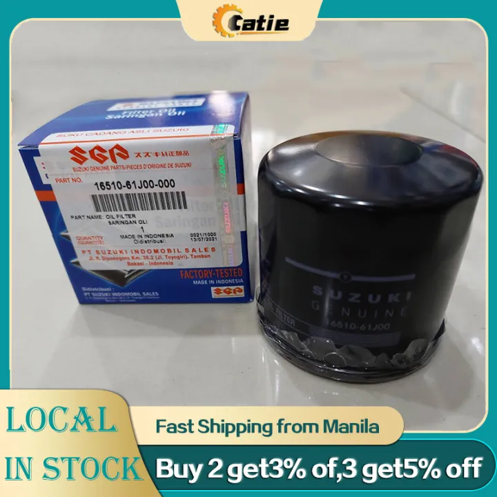 Suzuki Genuine Oil Filter (1651061J00) for Suzuki Ertiga, Swift, Dzire