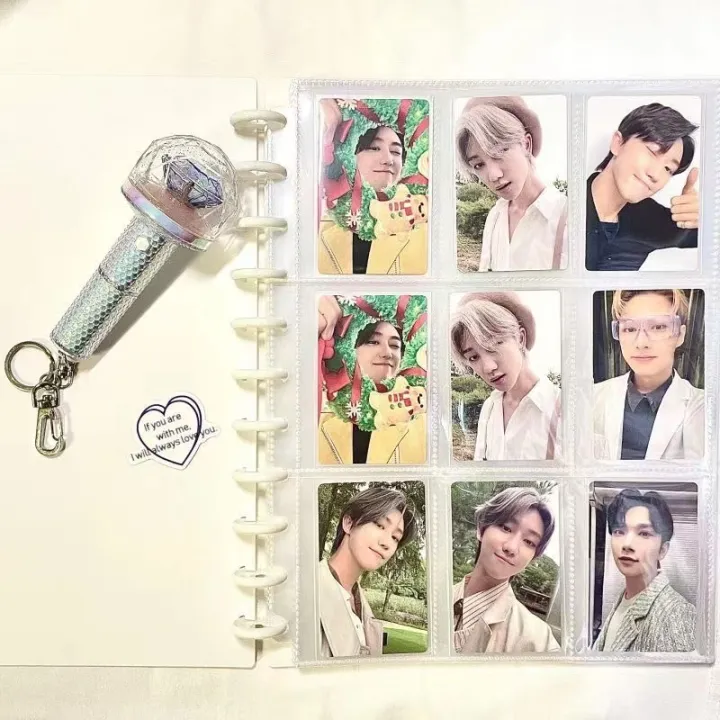 A4 Binder 9 Pocket sleeves KPOP Photocard Binder Album PP Inners Pages
