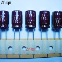 6pcs/lot NIPPON CHEMI-CON AWJ series 25V 100uF 10*16mm Original new 25V100UF NCC capacitor 100UF/25V Audio capacitor