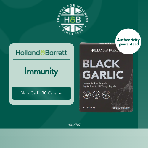 Holland & Barrett Black Garlic 30 Capsules | Lazada Singapore