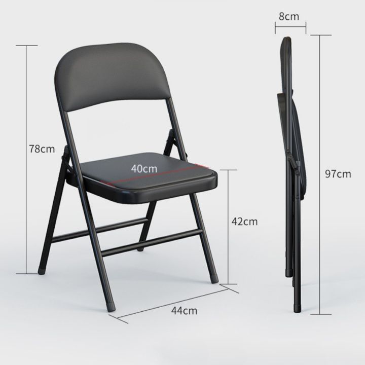 wowwww-เก้าอี้เหล็ก-folding-chair-พับได้-หุ้มยางกันลื่น-กันรอย-ประหยัดพื้นที่-เก้าอี้มีพนักพิง-เก้าอี้พับได้-ราคาถูก-เก้าอี้-สนาม-เก้าอี้-ทํา-งาน-เก้าอี้-ไม้-เก้าอี้-พลาสติก