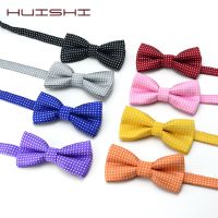 ▩ HUISHI Children Fashion Formal Dot Bowtie Kid Classical Dot Bow Ties Colorful Butterfly Wedding Party Pet Bowtie Tuxedo Ties