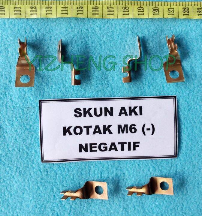 Skun Aki Motor Kotak (-) Biasa M6 | Lazada Indonesia