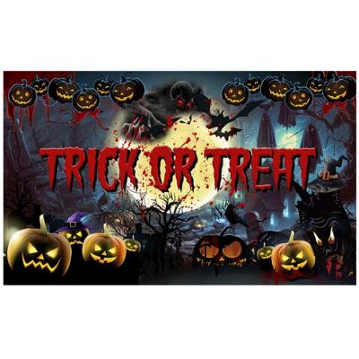 Horror Backdrop 110x180cm/3.6x5.9ft Halloween Scary Party Backdrop Decoration Pumpkin Graveyard Ghost Horror Theme Background Photo Booth Props first-rate
