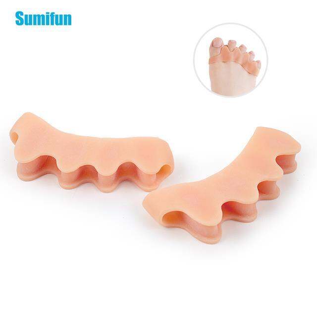 2pcs-5-holes-soft-silicone-gel-toe-separators-hallux-valgus-orthopedic-protector-thumb-corrector-spacers-bunion-relief-foot-care