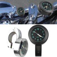 【YF】№♝∋  Motorcycle Handlebar Aluminum Timetable Cycle Modified Accessories Digital