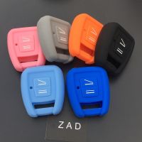 fgjfykjd ZAD 2 Button Silicone Car Key Case Cover shell Fit For Vauxhall Opel Astra Zafira Vectra Tigra Omega Signum Frontera key