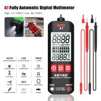 ZZOOI A1 Fully Automatic Digital Multimeter Anti-Burn Multimetro with LCD Backlight Voltage Ohm Hz Auto Sense Live Zero Wire Tester